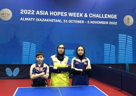 یک طلا و برنز نمایندگان ایران در مسابقات تنیس‌روی میز آسیا