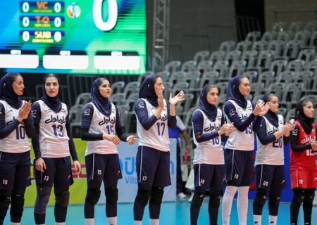 زنان والیبالیست ایران به سومین پیروزی دست یافتند