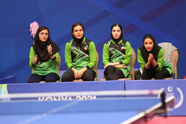نهمی پینگ‌پنگ زنان ایران در قهرمانی آسیا