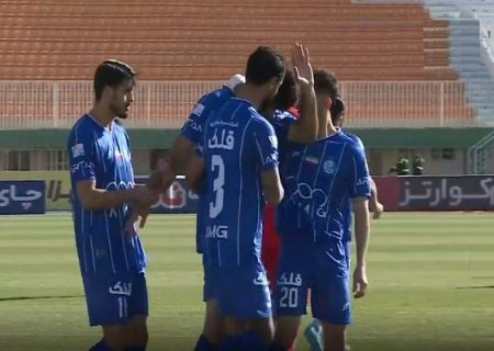 پیروزی اقتصادی استقلال در نیمه اول دیدار با فولاد هرمزگان