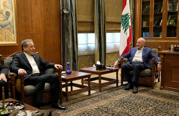 موضع گیری رئیس پارلمان لبنان درباره تحولات ایران